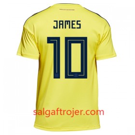 Colombia Fodboldtrøjer James 10 Hjemmebanesæt VM 2018